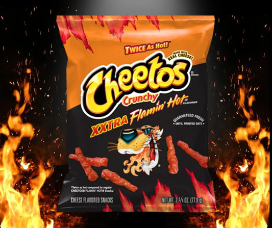 Cheetos Crunchy XXXTRA Flaming Hot