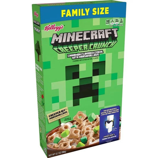 Cereal Minecraft Creeper Crunch